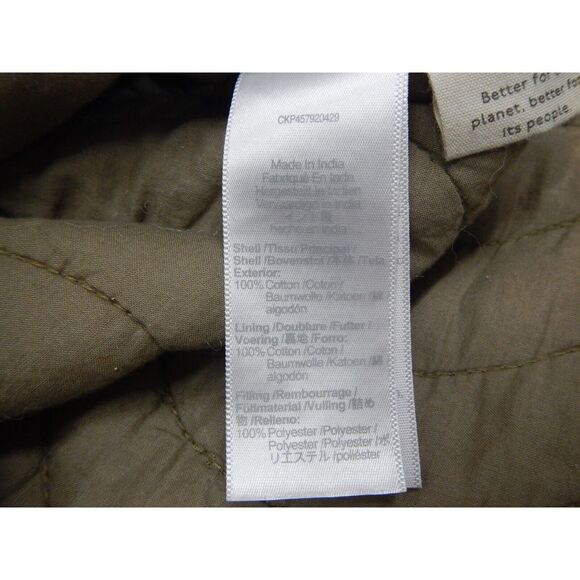 Madewell Belrose Quilted Lightweight Jacket Size Large Light Green NC583 - Picture 5 of 9